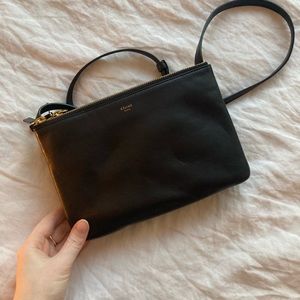 *SOLD* Authentic Celine Trio Small in Black